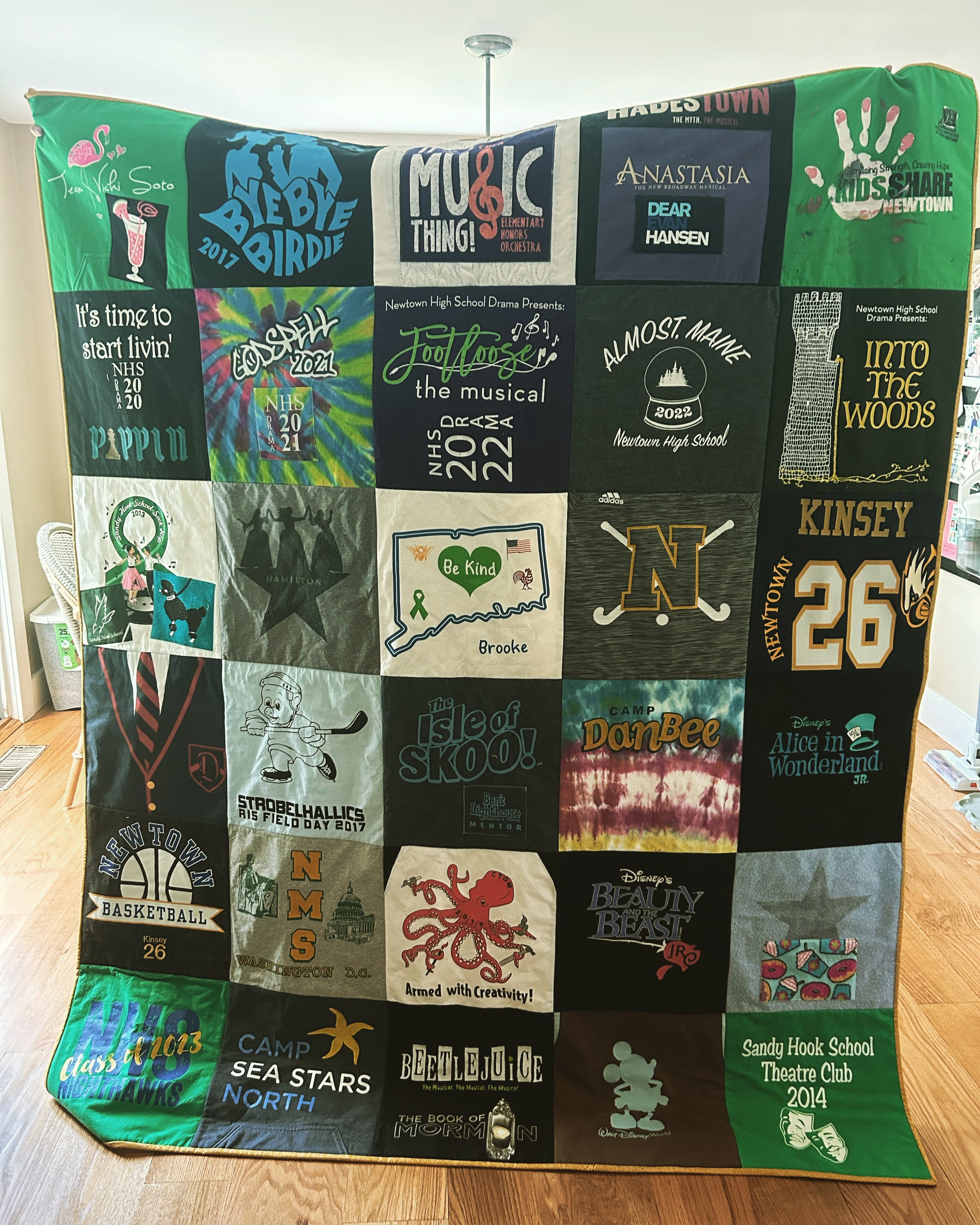 30 Block T-shirt Quilt