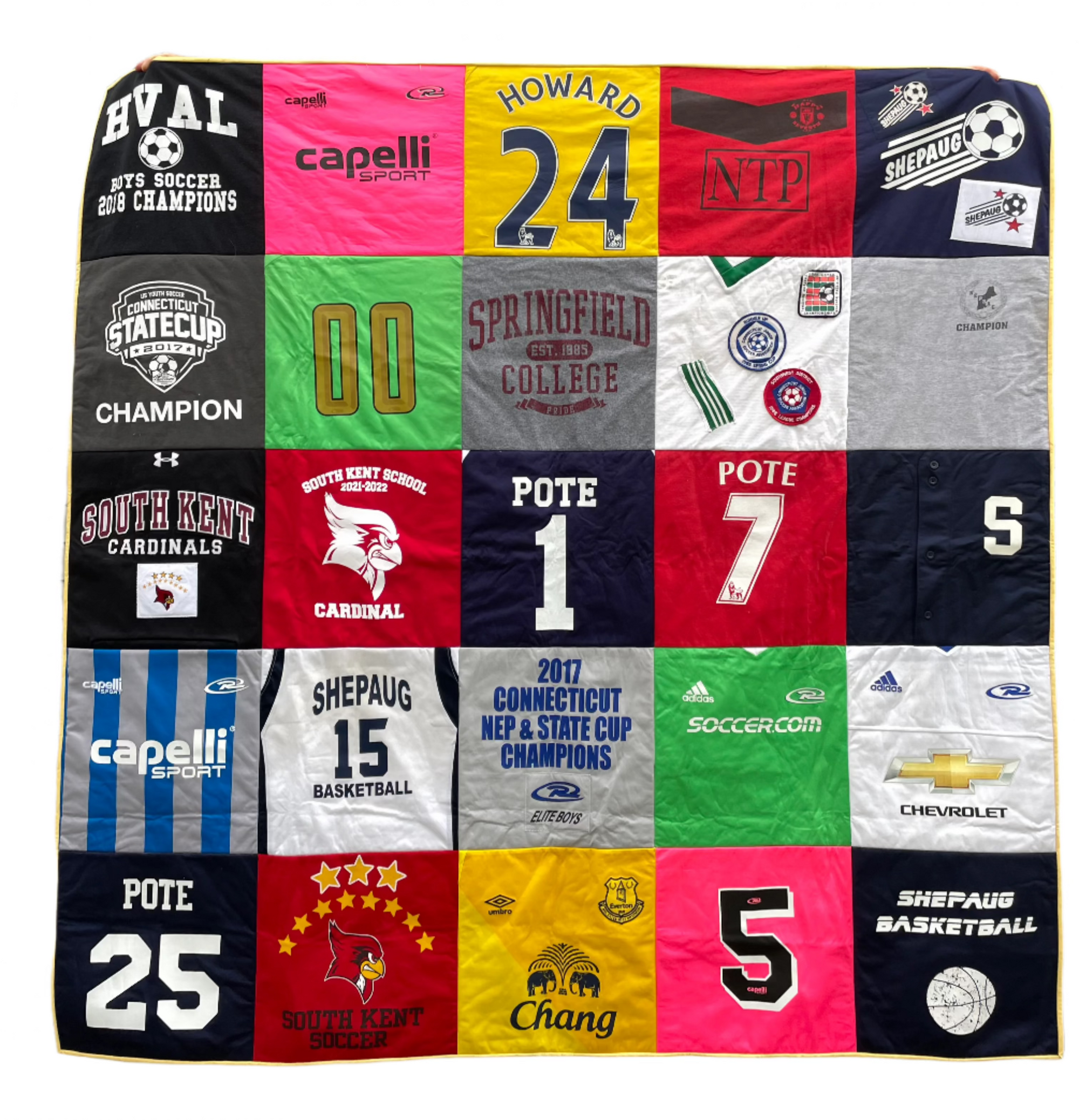 20 T-Shirt Memory Quilt