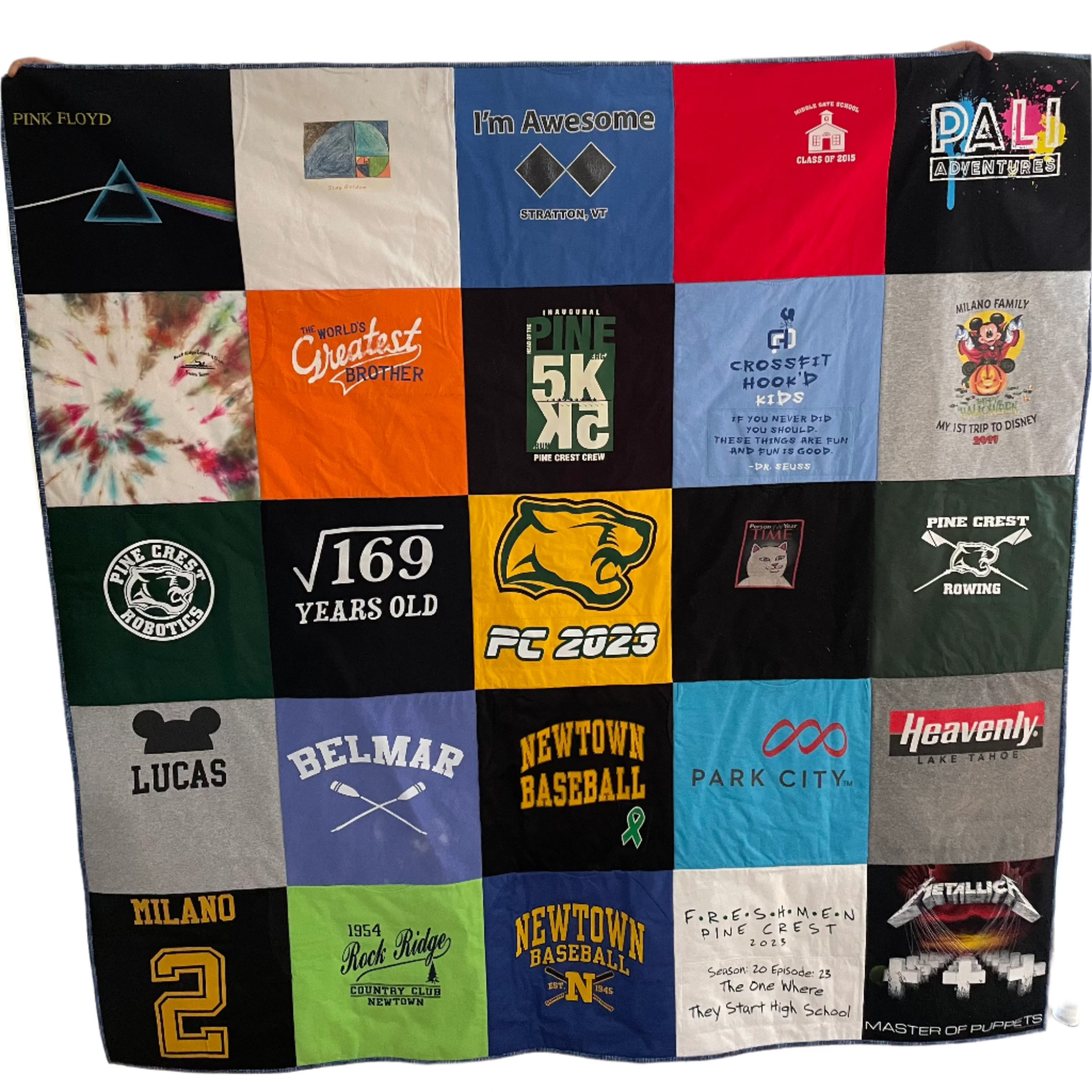 20 T-Shirt Memory Quilt