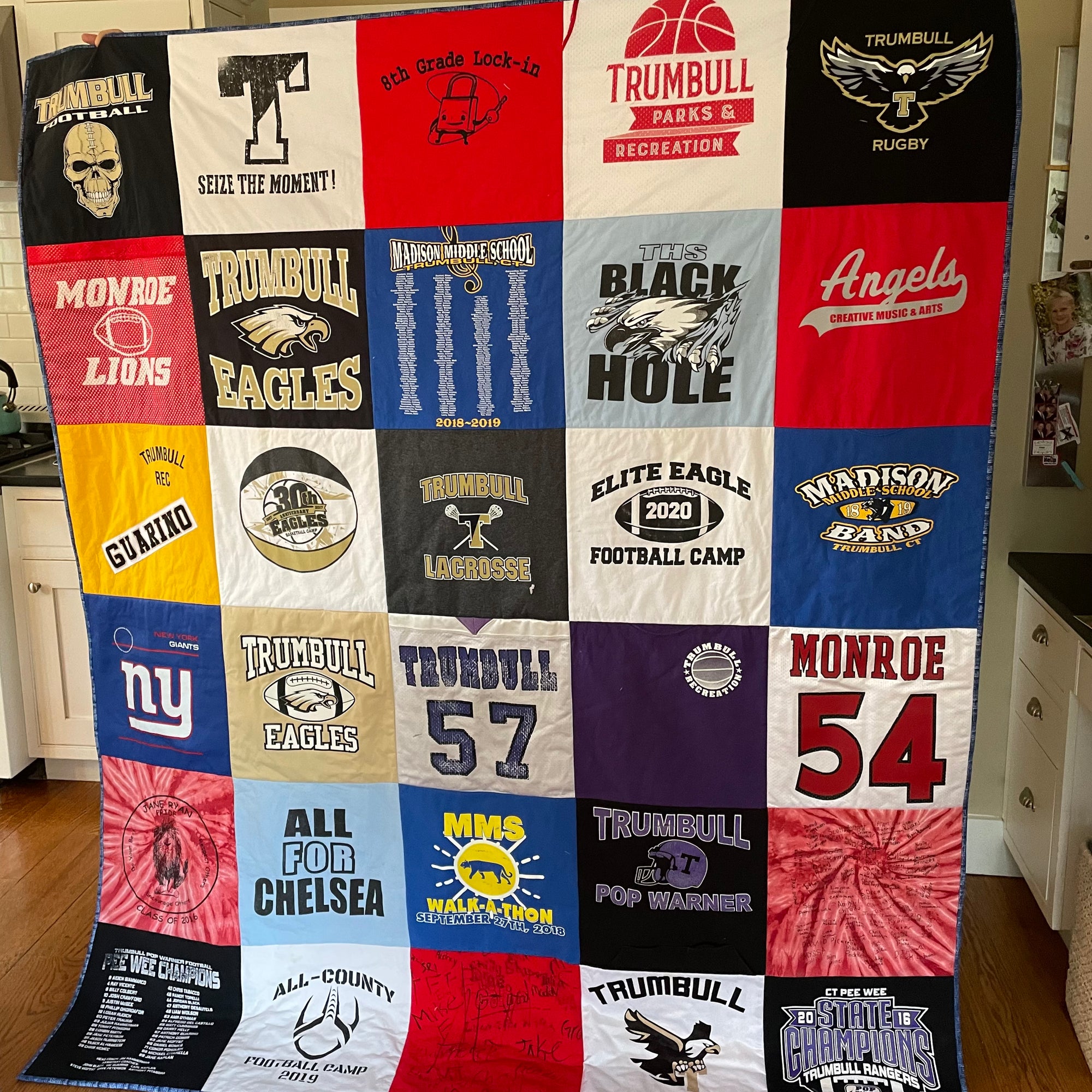 30 Block T-shirt Quilt