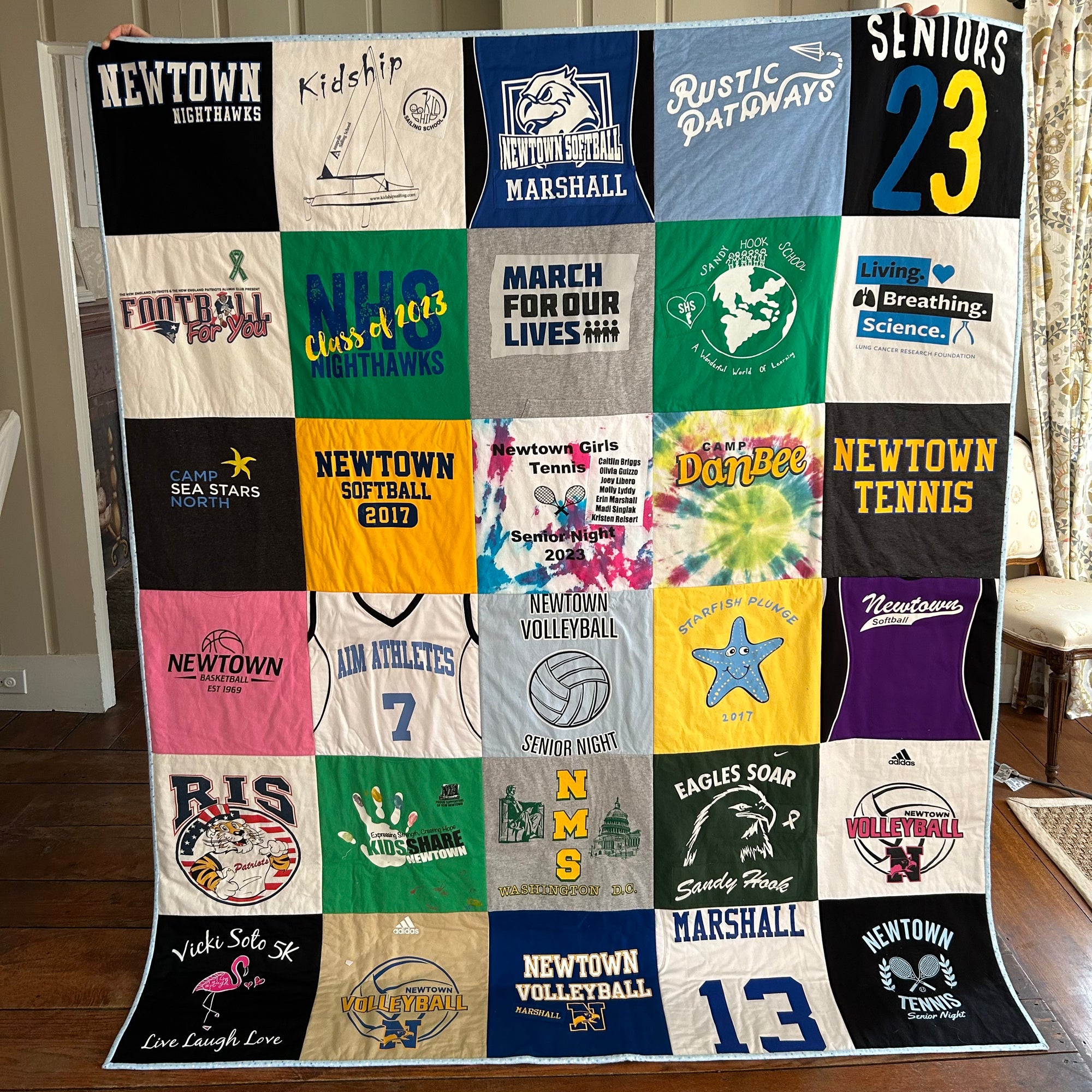 30 Block T-shirt Quilt