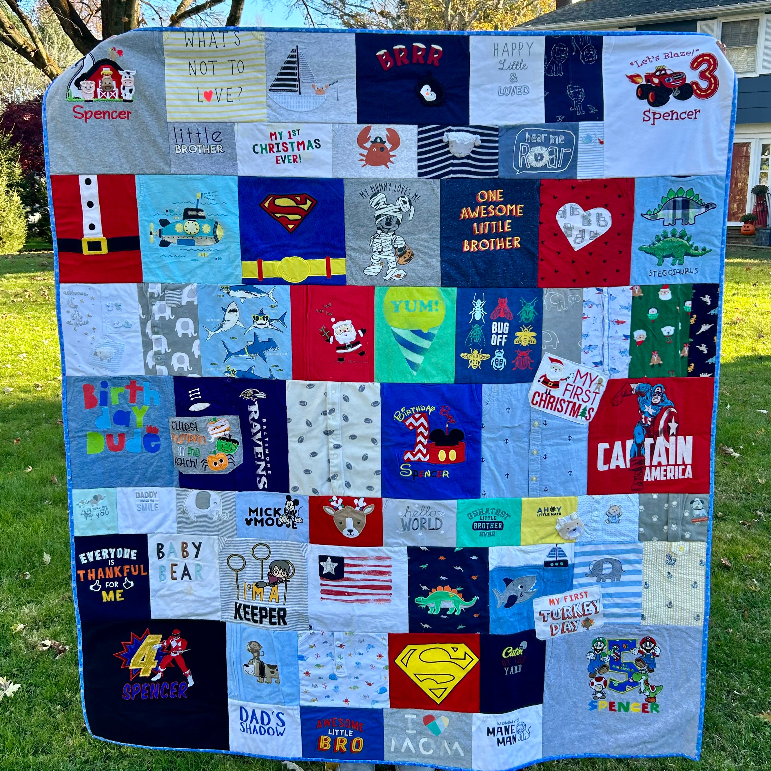Baby Clothing Memory Quilt