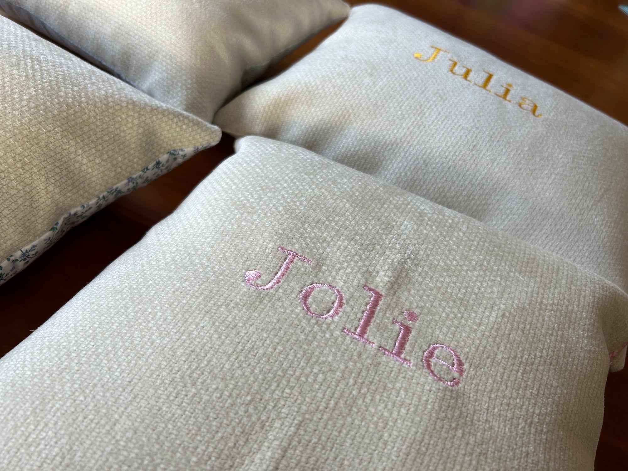 Custom Embroidered Pillow