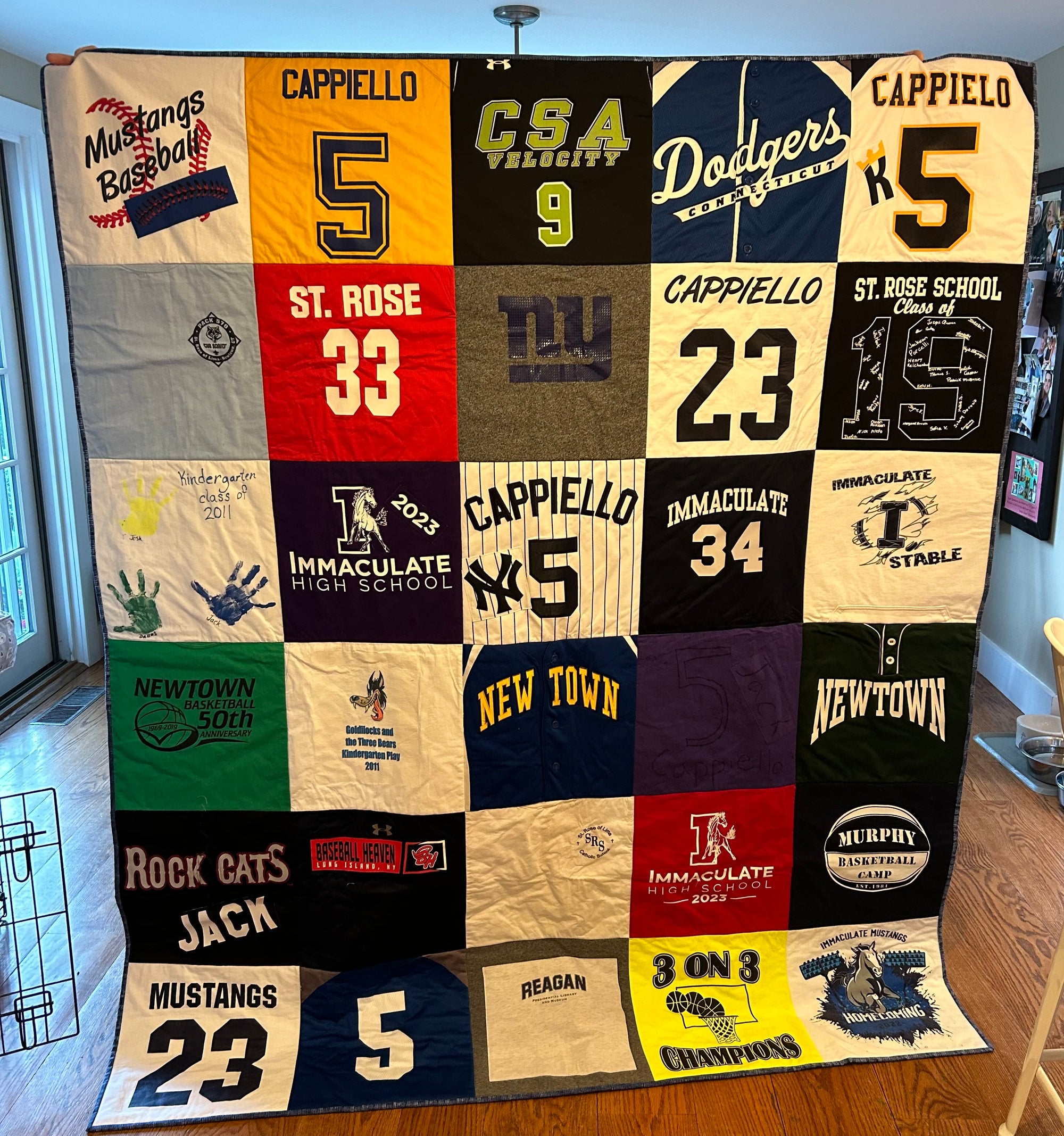 30 Block T-shirt Quilt