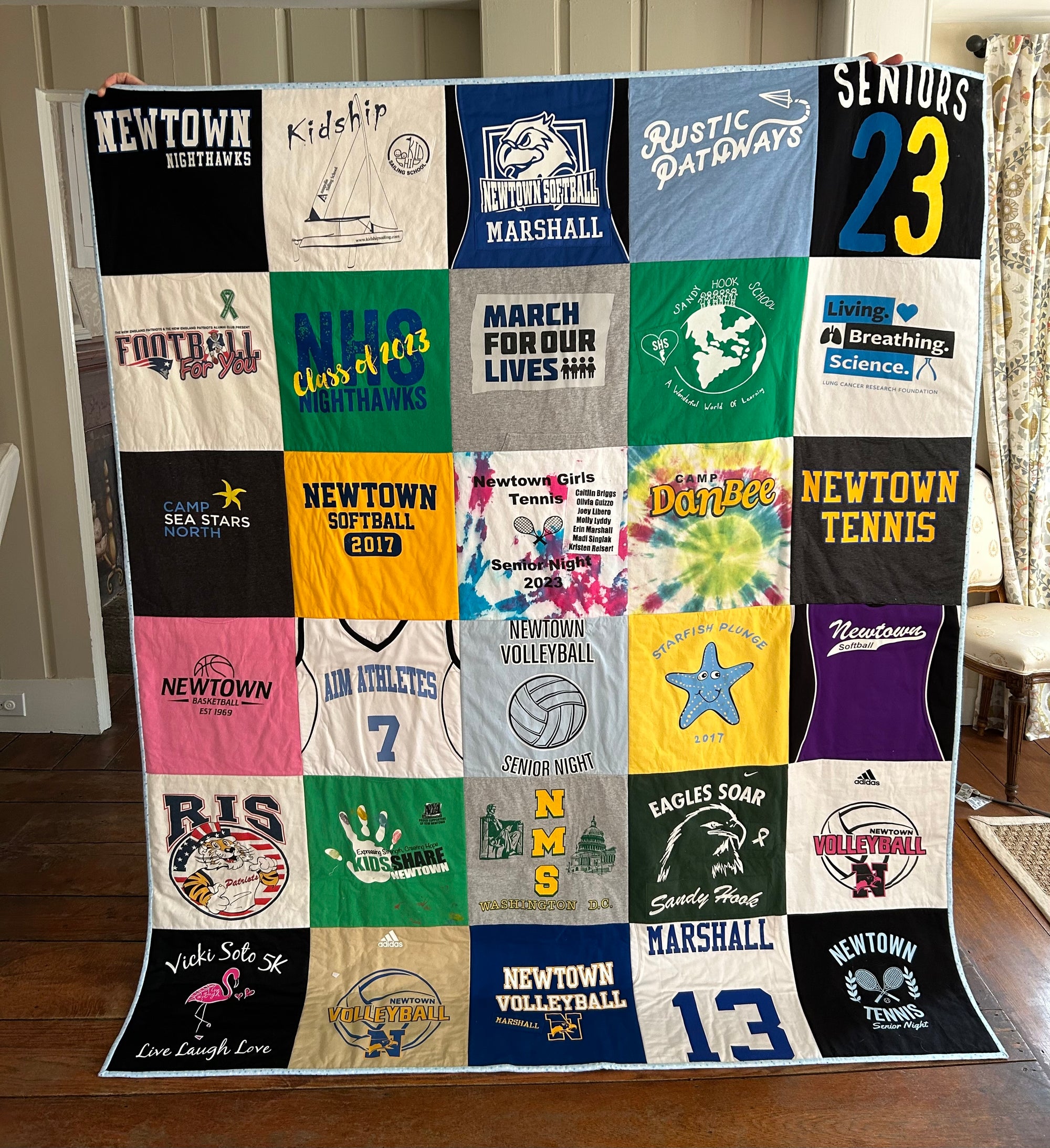 30 Block T-shirt Quilt
