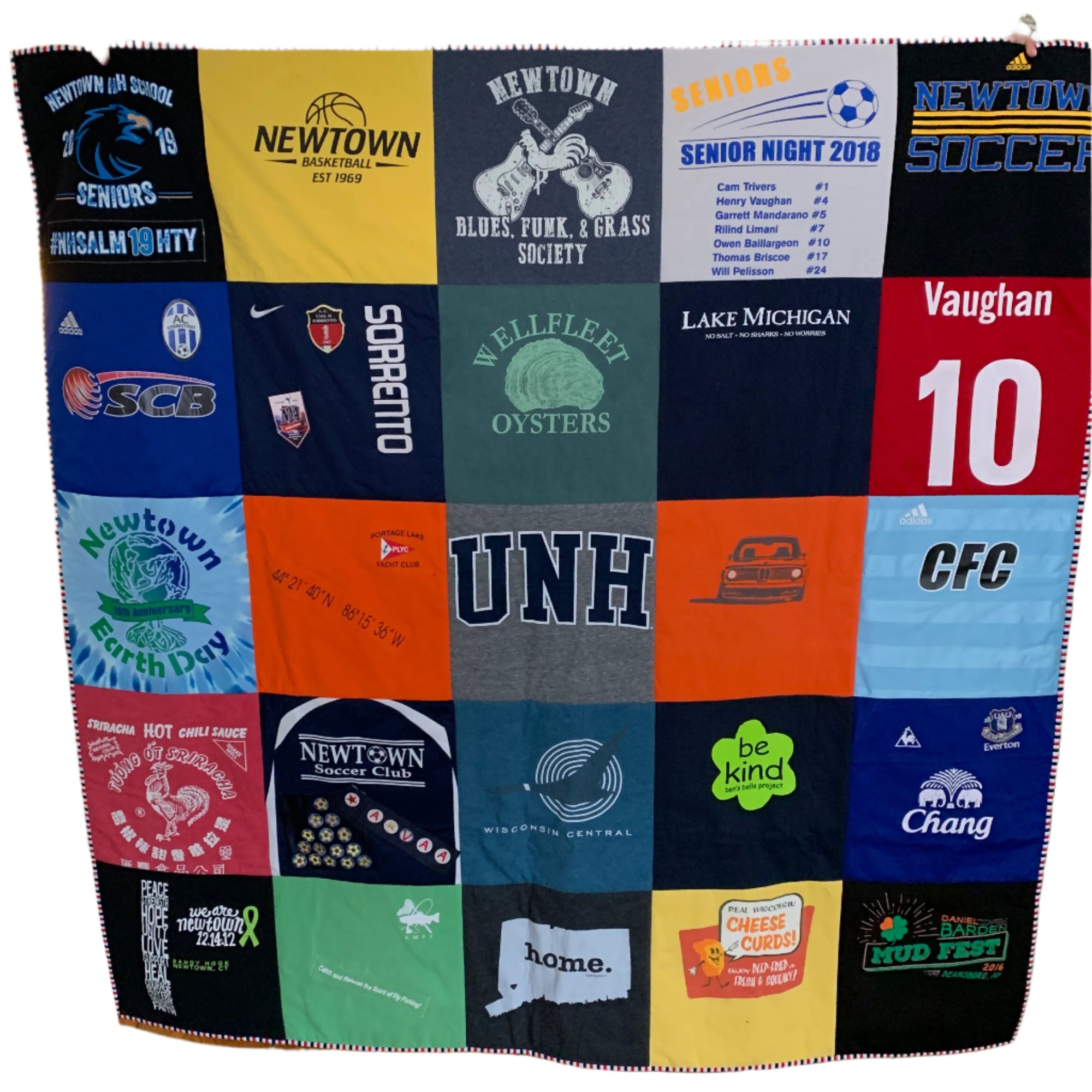 20 T-Shirt Memory Quilt