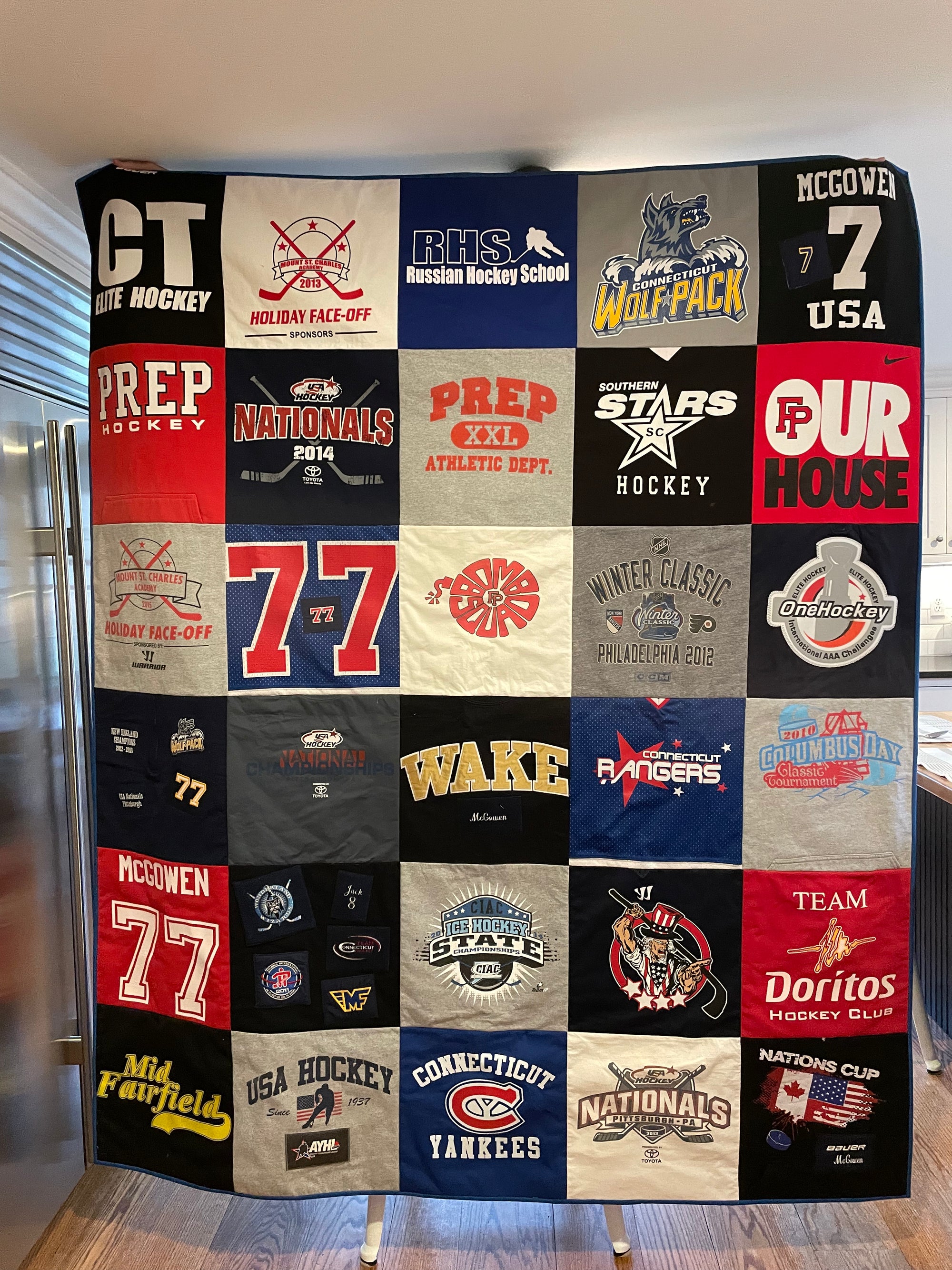 30 Block T-shirt Quilt