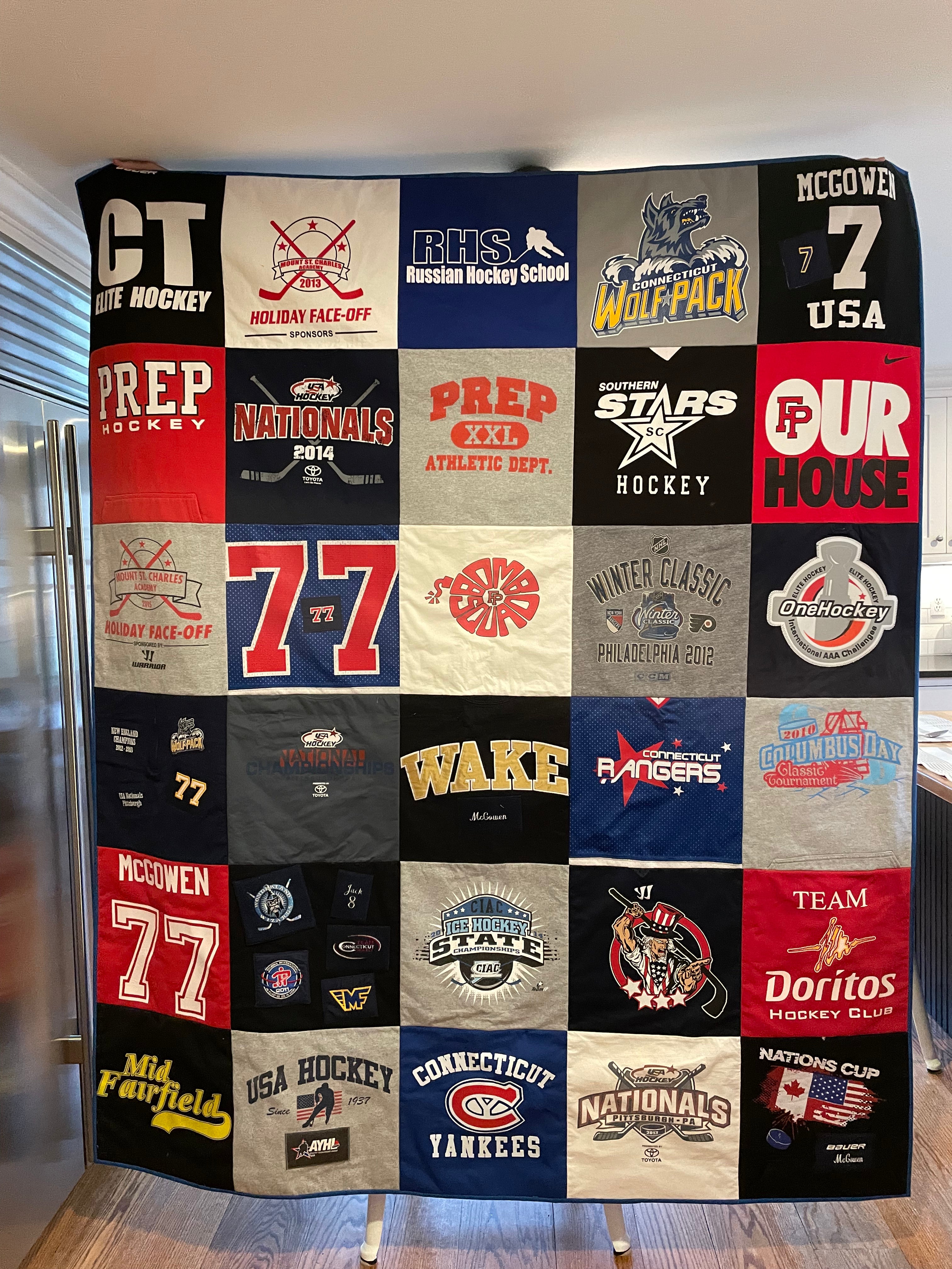 30 Block T-shirt Quilt